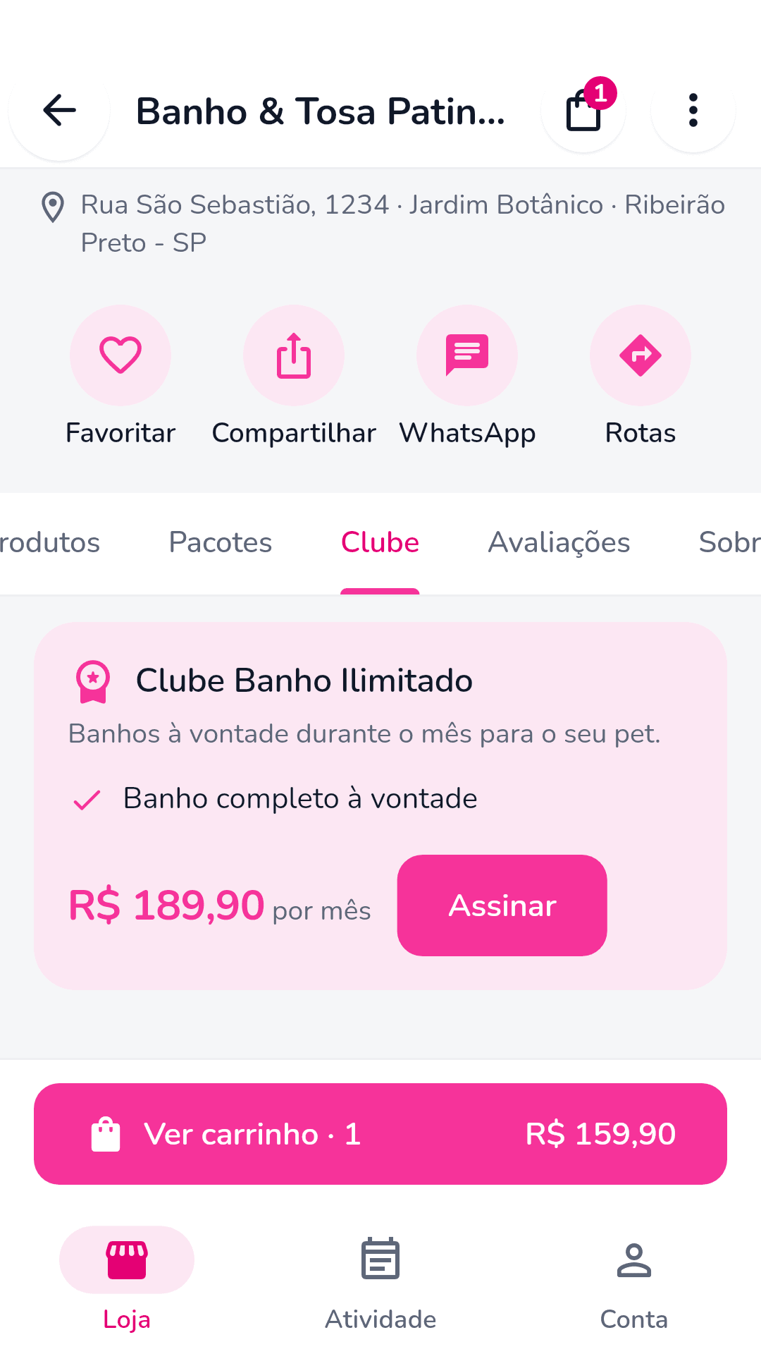 App Pette do tutor: clube de assinatura